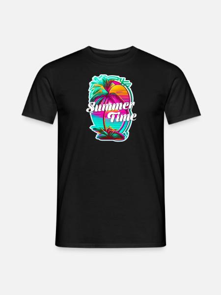 Summer Time - Beach and Summer - Men's T-Shirt - black
