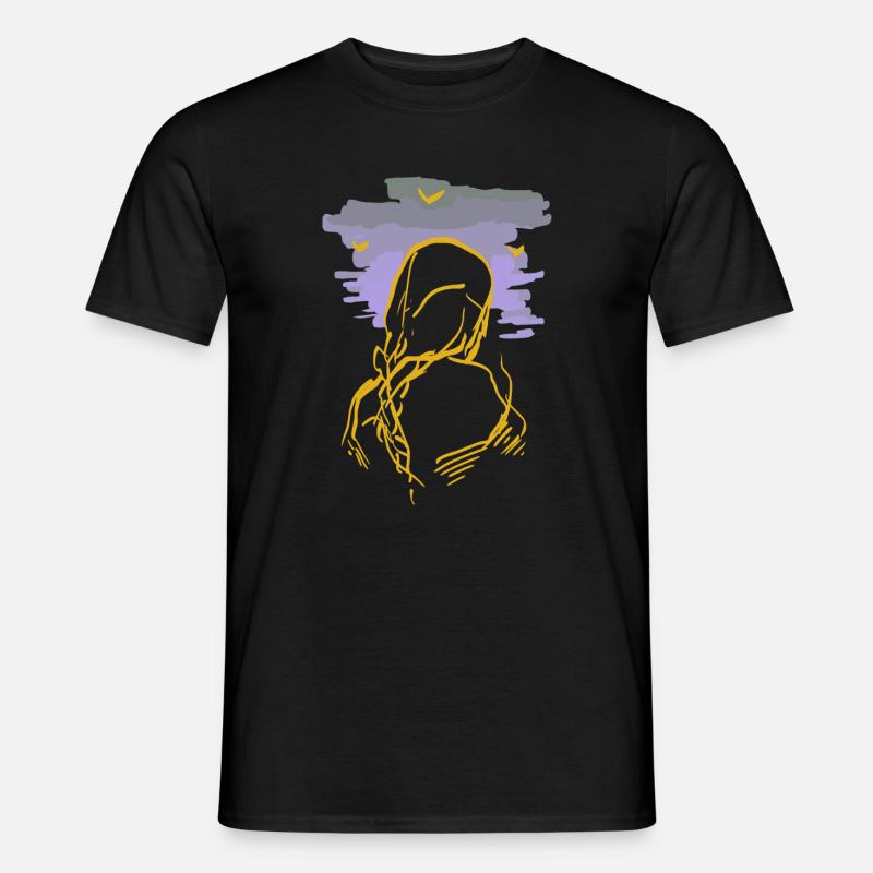strega - T-shirt uomo - nero