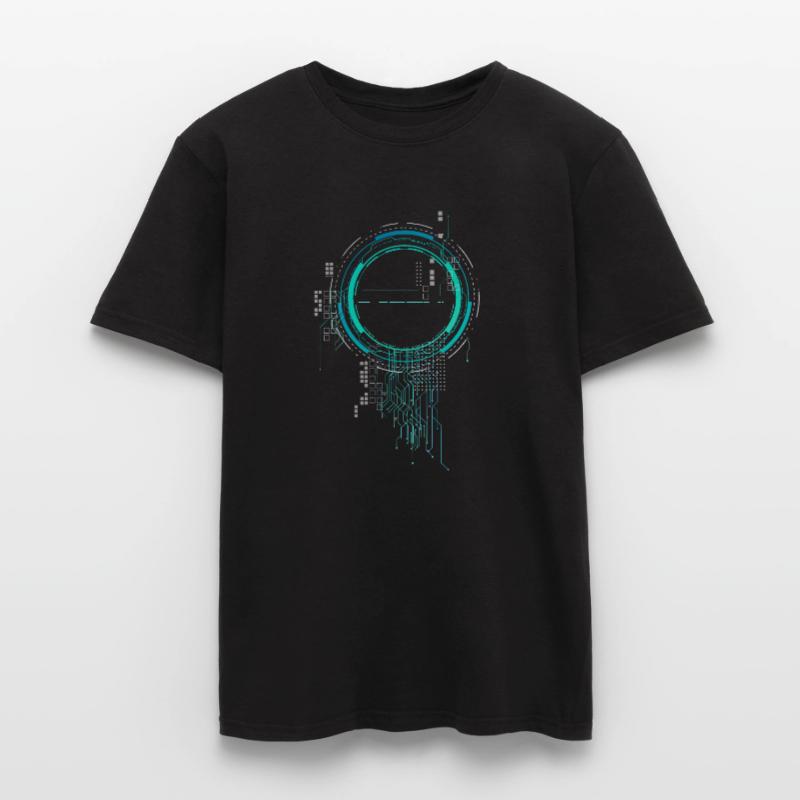 cpu Pc Nerd Raumschiff sci-Fi Core Platine lol cod Männer T-Shirt
