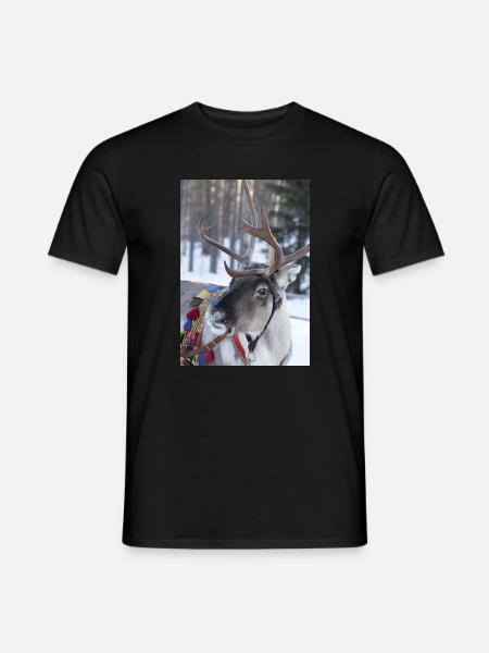 Reindeer - Men's T-Shirt - black
