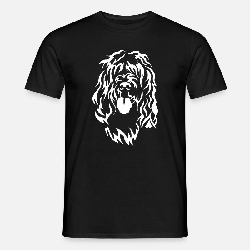 Otterhund Kopf "Black Edition" - Männer T-Shirt - Schwarz