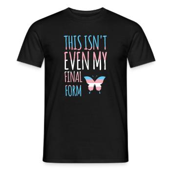 LGBT Pride Month - Transgender - Men's T-Shirt - black - Front - AI Model Male 178 light (178cm)