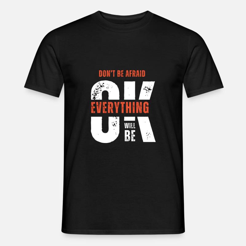 Bleiben Sie stark - Männer T-Shirt - Schwarz