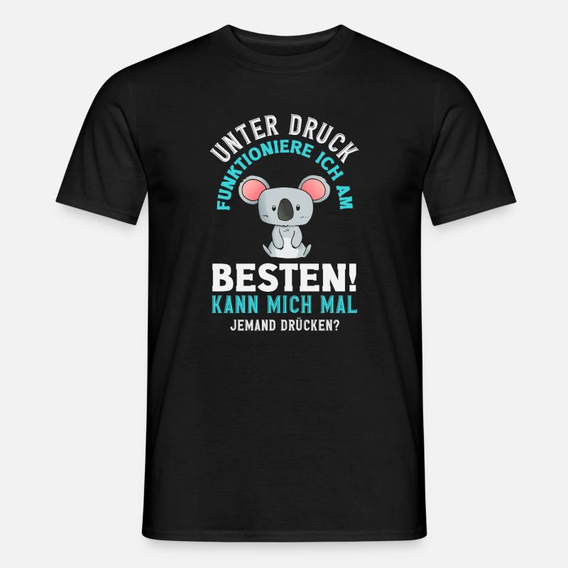 I function best under pressure - Men’s T-shirt - black