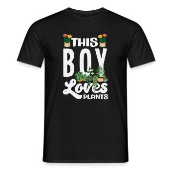 Garden & Plant Lovers Gifts - Men's T-Shirt - black - Front - AI Model Male 178 light (178cm)