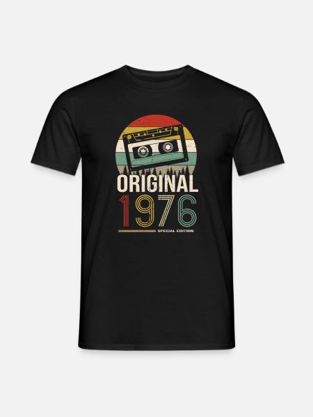 1976 Verjaardag 1976 Geboren in 1976 Verjaardag - Heren T-shirt - zwart