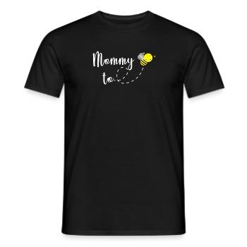 Mommy To Bee Future Maternity Clothes | Mom | - Men's T-Shirt - black - Front - AI Model Male 178 light (178cm)
