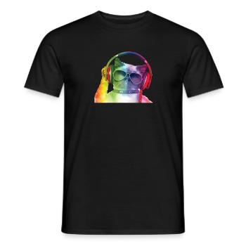 Disc Jockeys Artistes Hiphop Dance Bash Graphic - T-shirt homme - noir - Devant - AI Model Male 178 light (178cm)