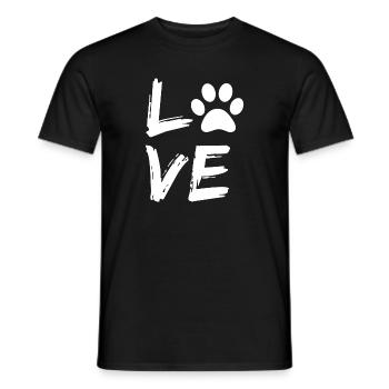 Humorous Paw Mommies Definition Dog Lover Gifts - Men's T-Shirt - black - Front - AI Model Male 178 light (178cm)