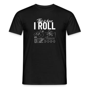 Lustige wissenschaftliche Methoden Mathematik - Männer T-Shirt - Schwarz - Vorne - AI Model Male 178 light (178cm)