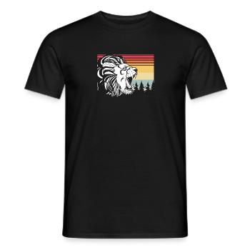 Urkomische nostalgische altmodische alte Schulen - Männer T-Shirt - Schwarz - Vorne - AI Model Male 178 light (178cm)