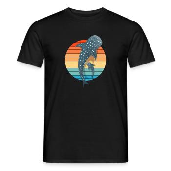 Passionné de dauphins Écologistes Écologistes - T-shirt homme - noir - Devant - AI Model Male 178 light (178cm)
