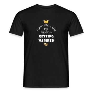Lustige Braut Braut Töchter Braut Mama - Männer T-Shirt - Schwarz - Vorne - AI Model Male 178 light (178cm)