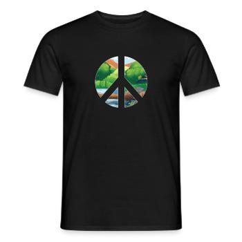 Environnementaliste inspirant Écologiste - T-shirt homme - noir - Devant - AI Model Male 178 light (178cm)