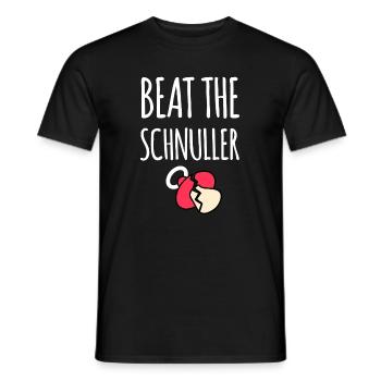 Dites non à la sucette - T-shirt homme - noir - Devant - AI Model Male 178 light (178cm)