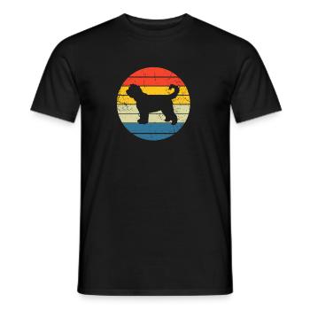 Barbet - Männer T-Shirt - Schwarz - Vorne - AI Model Male 178 light (178cm)