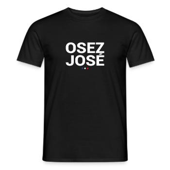 Dare José! Cult slogan - TV series fans - Men's T-Shirt - black - Front - AI Model Male 178 light (178cm)