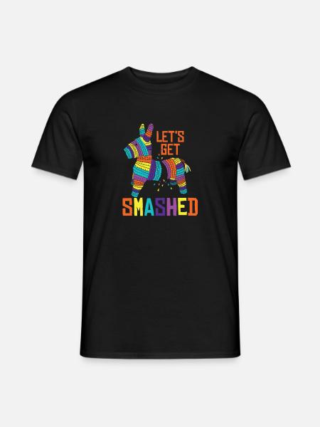 Pinata Mexiko Geschenk kaputt machen Geschenkidee - Männer T-Shirt - Schwarz