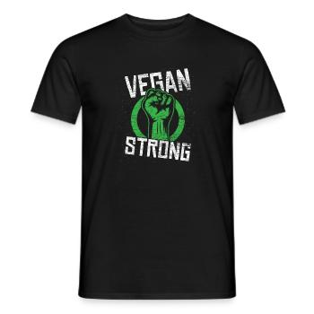 Veganer Vegetarier Gemüse Truthähne Geschenke Tier - Männer T-Shirt - Schwarz - Vorne - AI Model Male 178 light (178cm)
