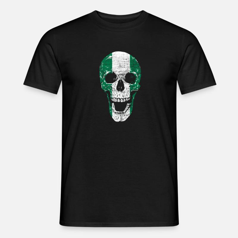 Nigeria - Männer T-Shirt - Schwarz