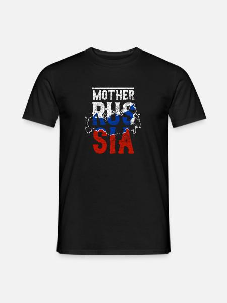 Mütterchen Russland - Männer T-Shirt - Schwarz