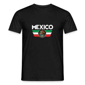 Mexiko - Männer T-Shirt - Schwarz - Vorne - AI Model Male 178 light (178cm)