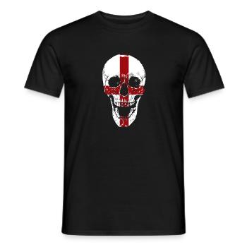 Angleterre - T-shirt homme - noir - Devant - AI Model Male 178 light (178cm)