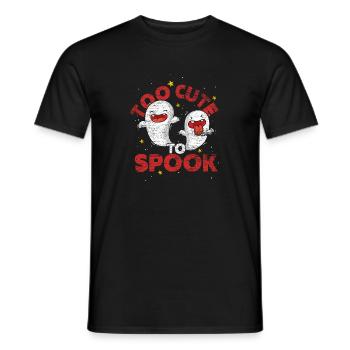 Ghost ghost ghost hour halloween gift - Men's T-Shirt - black - Front - AI Model Male 178 light (178cm)