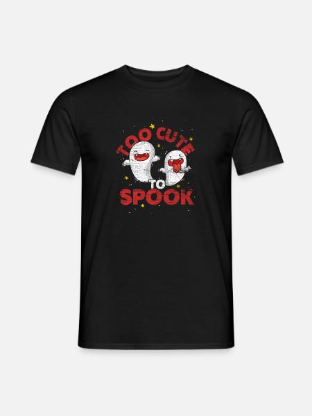 Ghost ghost ghost hour halloween gift - Men's T-Shirt - black