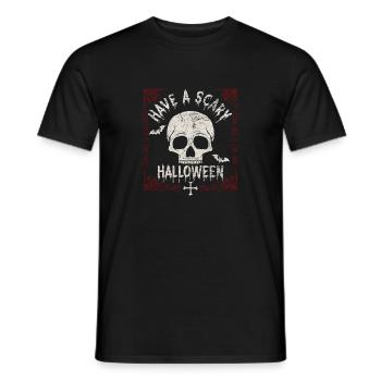 Cadeau d'halloween fantôme fantôme heure fantôme - T-shirt homme - noir - Devant - AI Model Male 178 light (178cm)