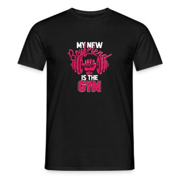 Sportswoman formation ami gym cadeau fille - T-shirt homme - noir - Devant - AI Model Male 178 light (178cm)