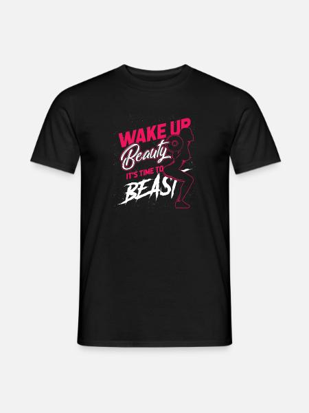 Sport Entraînement Femme Fille Cadeau Squat - T-shirt homme - noir
