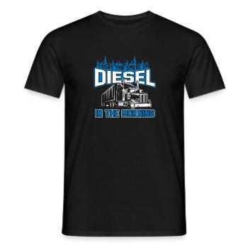 Diesel - T-shirt homme - noir - Devant - AI Model Male 178 light (178cm)