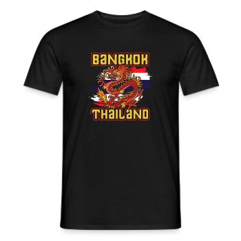 Thailand - Men's T-Shirt - black - Front - AI Model Male 178 light (178cm)