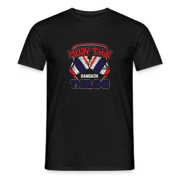 Thailand - Men's T-Shirt - black - Front - AI Model Male 178 light (178cm)