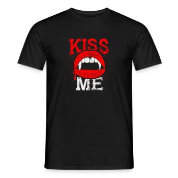 vampire - Men's T-Shirt - black - Front - AI Model Male 178 light (178cm)