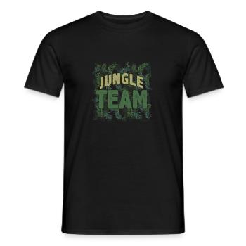 Jungle de l'équipe - T-shirt homme - noir - Devant - AI Model Male 178 light (178cm)