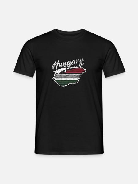 Ungarn Heimat Budapest Nation Geschenk Balaton - Männer T-Shirt - Schwarz