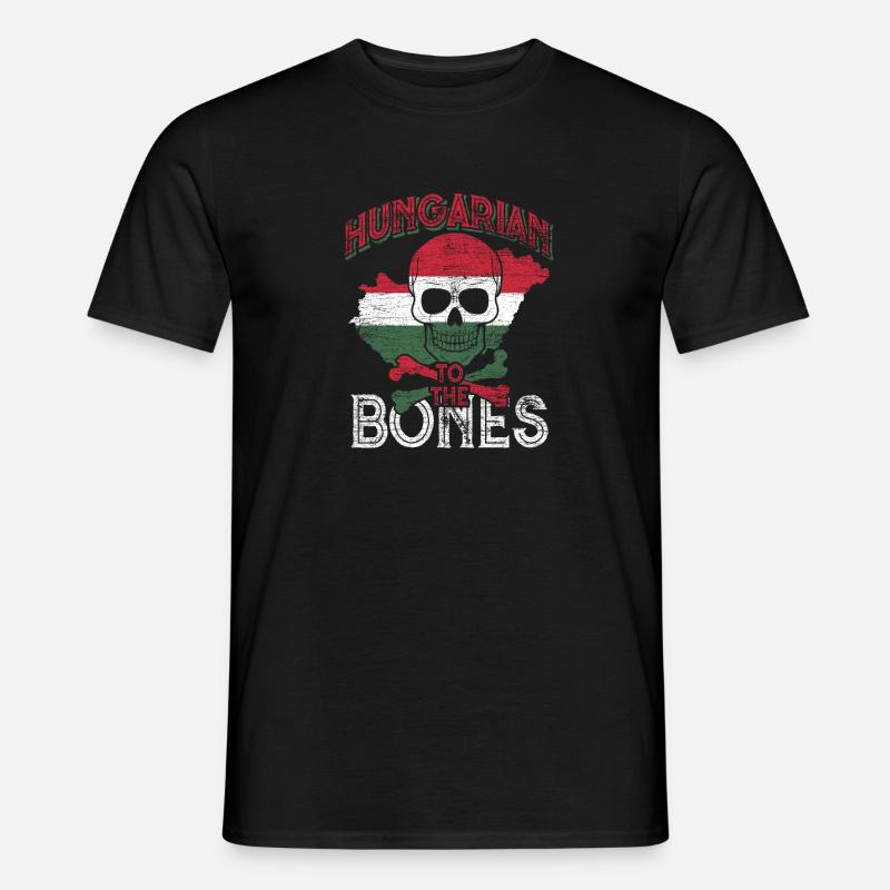 Ungarn - Männer T-Shirt - Schwarz