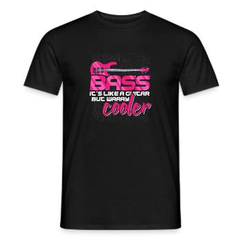 Bassist - Männer T-Shirt - Schwarz - Vorne - AI Model Male 178 light (178cm)