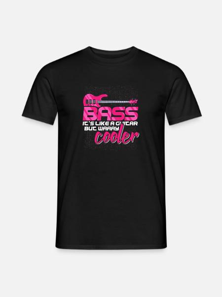 Bassist - Männer T-Shirt - Schwarz