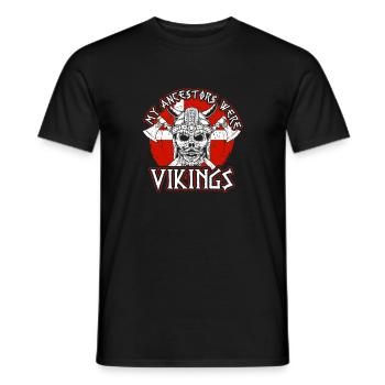 Mon ancêtre marchandises Vikings Danemark - T-shirt homme - noir - Devant - AI Model Male 178 light (178cm)