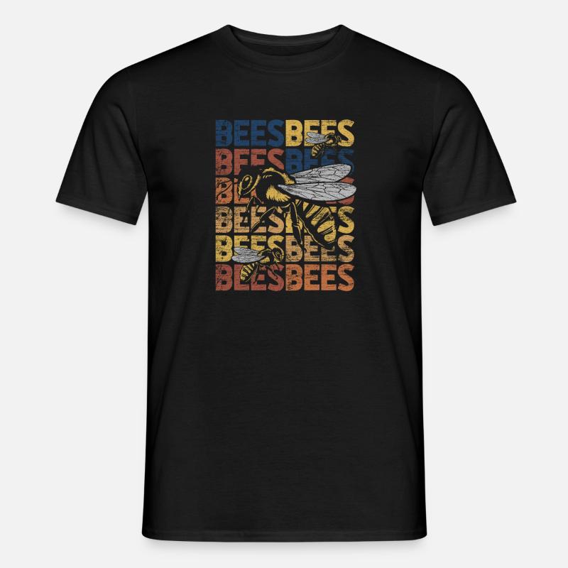 bee - Men’s T-shirt - black