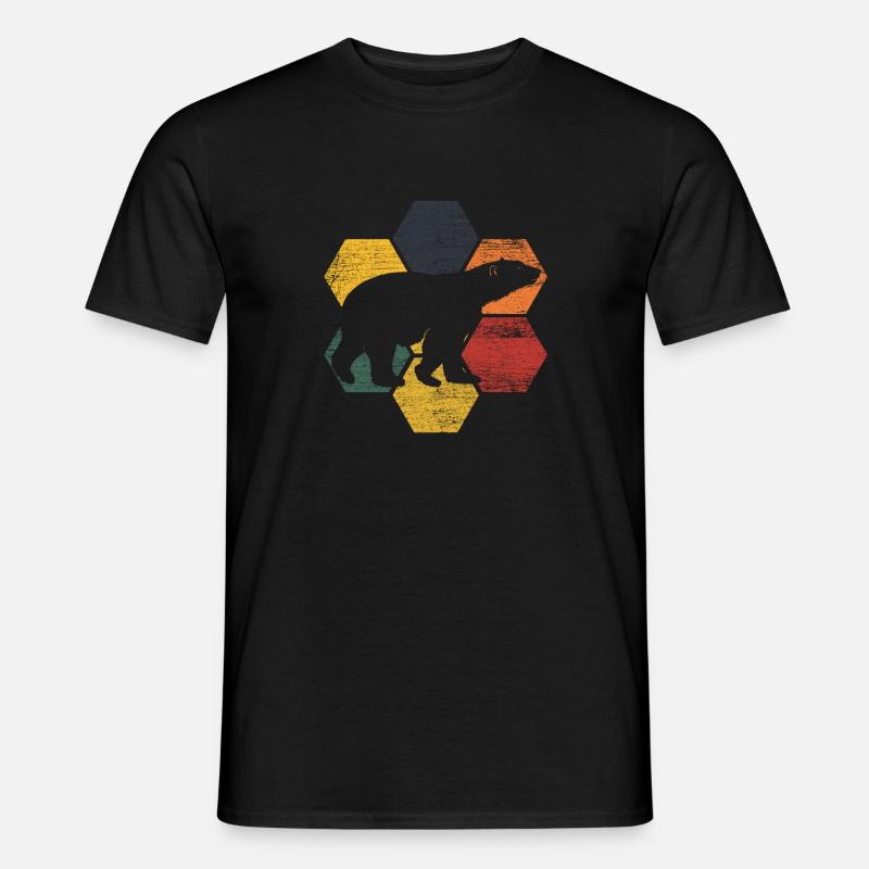 Eisbär - Männer T-Shirt - Schwarz