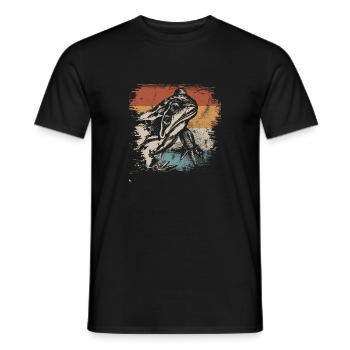 grenouille - T-shirt homme - noir - Devant - AI Model Male 178 light (178cm)