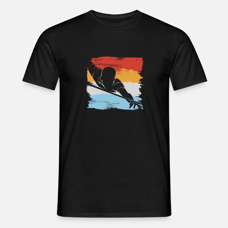 Billard - Männer T-Shirt - Schwarz
