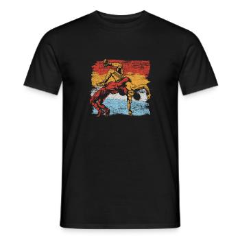 Wrestling - Männer T-Shirt - Schwarz - Vorne - AI Model Male 178 light (178cm)