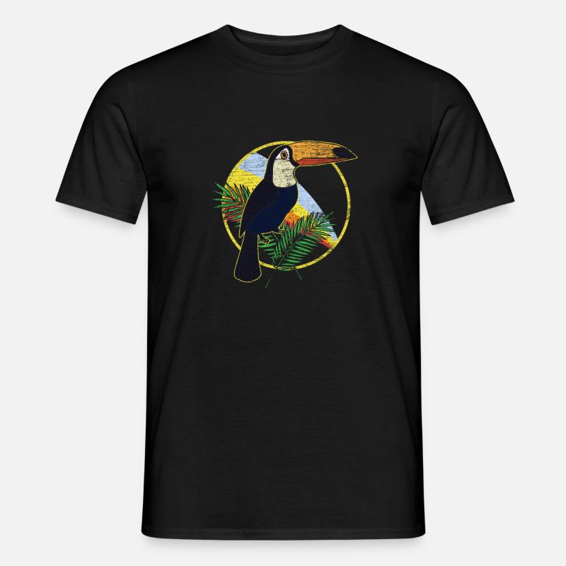 Tukan - Männer T-Shirt - Schwarz
