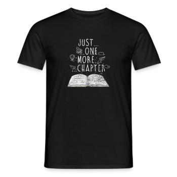Read books book gift bookshelf - Men's T-Shirt - black - Front - AI Model Male 178 light (178cm)