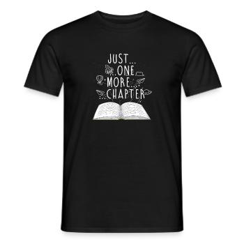 Read books book gift bookshelf - Men's T-Shirt - black - Front - AI Model Male 178 light (178cm)